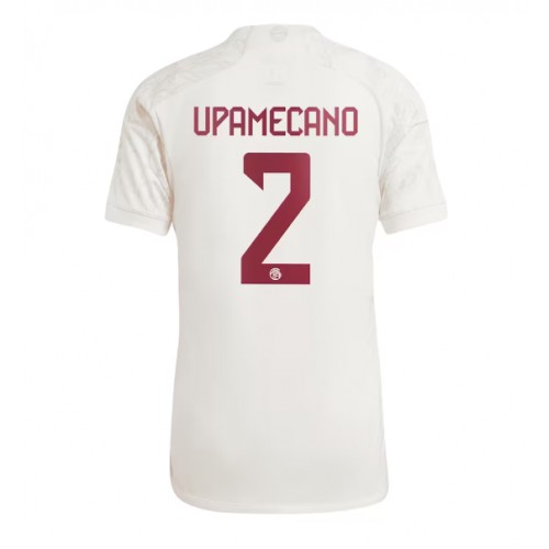 Maillot de foot Bayern Munich Dayot Upamecano #2 Troisième 2023-24 Manches Courte